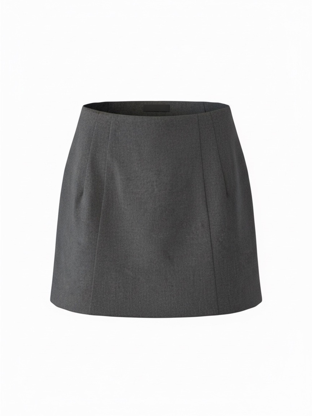 Worthington Gray Mini A-Line Skirt